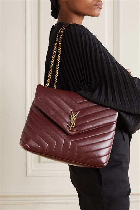 ysl burgundy loulou|ysl loulou bag small.